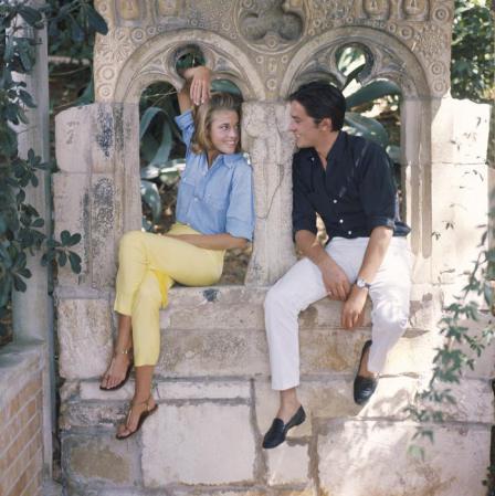 Alain Delon et Jane Fonda FRANCOIS PAGE