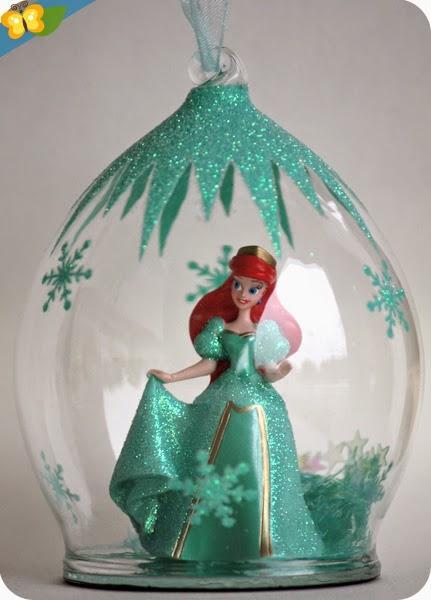 Boules de Noël princesses Disney : Arielle