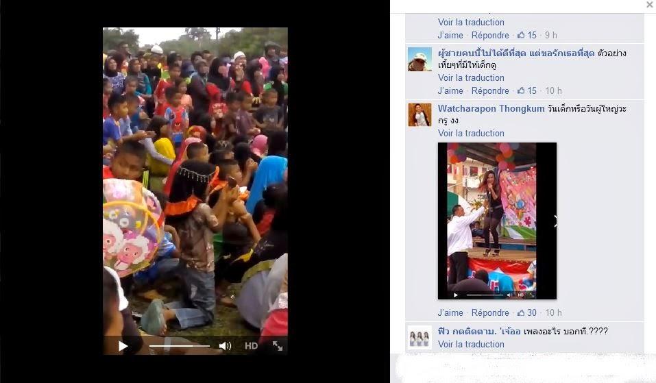 Sud Thaïlande,une fête des enfants où il fait très chaud [HD]