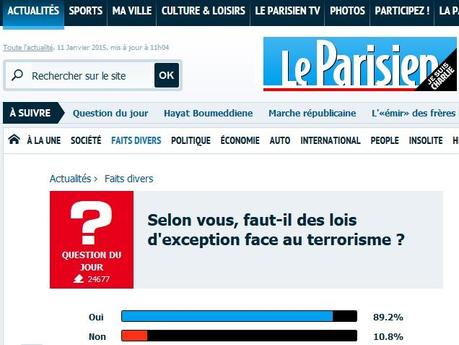 Après l’émotion, Big Brother ? lois d'exceptions