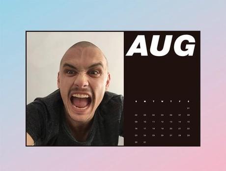 James Franco x Paper Magazine Calendrier Selfies 2015