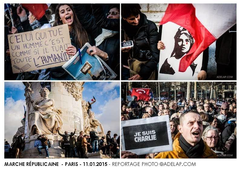 Reportage :: La marche Républicaine du 11 Janvier 2015 à Paris