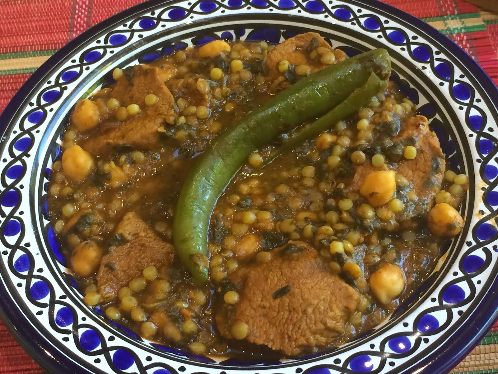 Maqurouna Jaria  ( Potage aux petites pâtes à la viande)