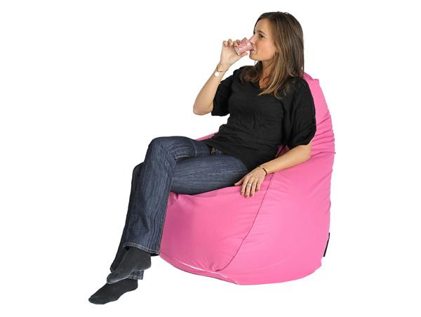 Pouf poire In&Out rose