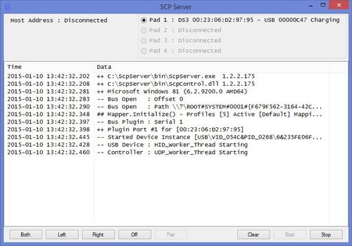 scp server ps3 set to pad 2 scp server ps3 set to pad 2