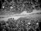 Paysages new-yorkais miroir Brad Sloan Photo noir blanc