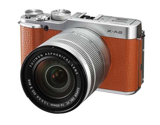 Appareil photo numérique Fujifilm X-A2 avec écran inclinable et autofocus avec détection du regard