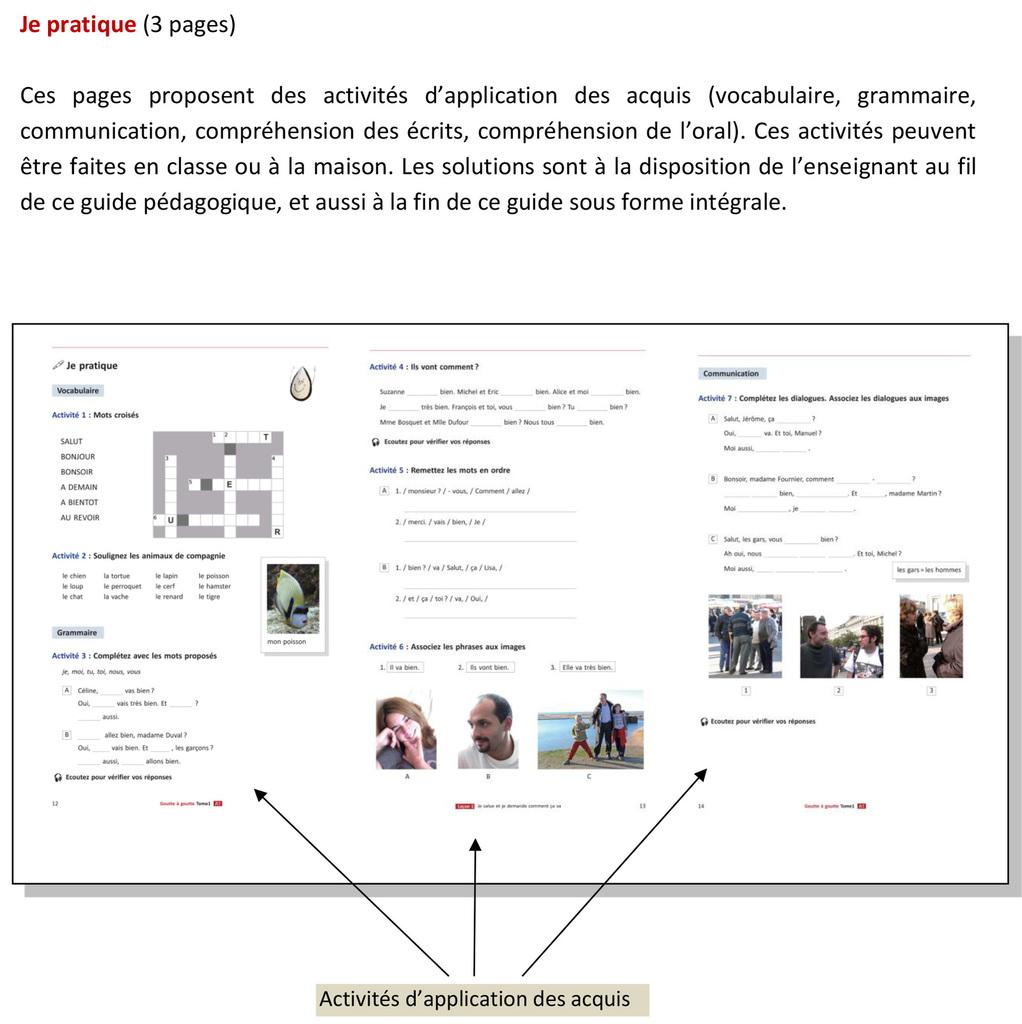 Goutte à goutte, notre nouvelle méthode FLE
