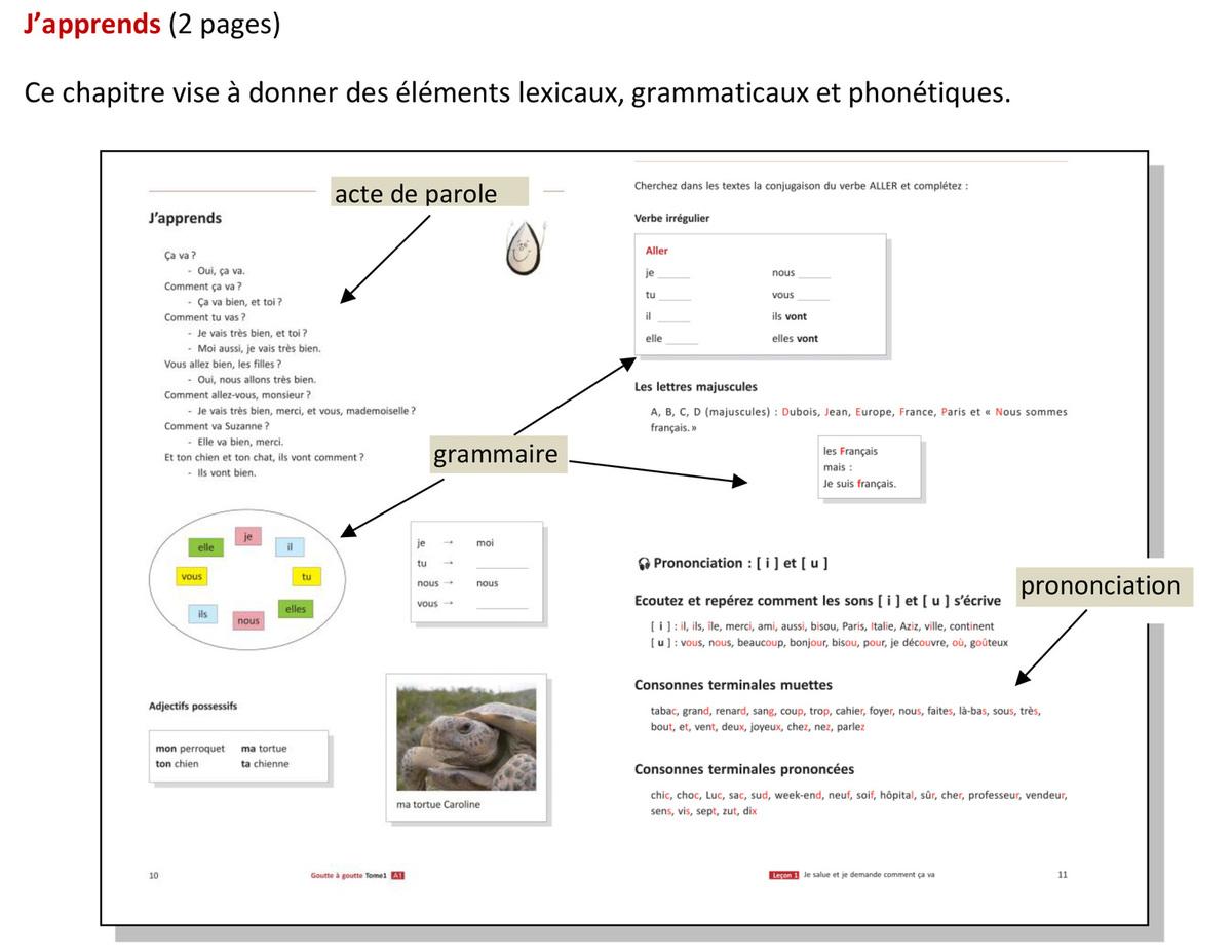 Goutte à goutte, notre nouvelle méthode FLE