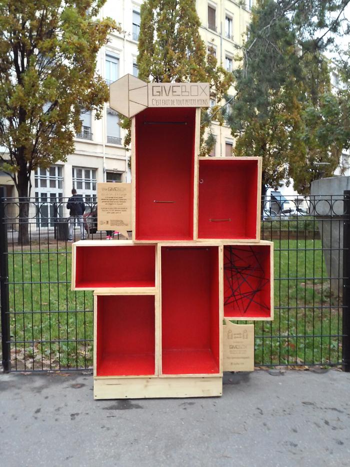 Projet étudiant : Givebox Lyon un design engagé