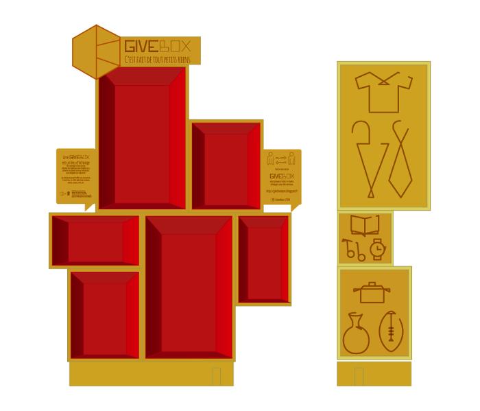 Projet étudiant : Givebox Lyon un design engagé
