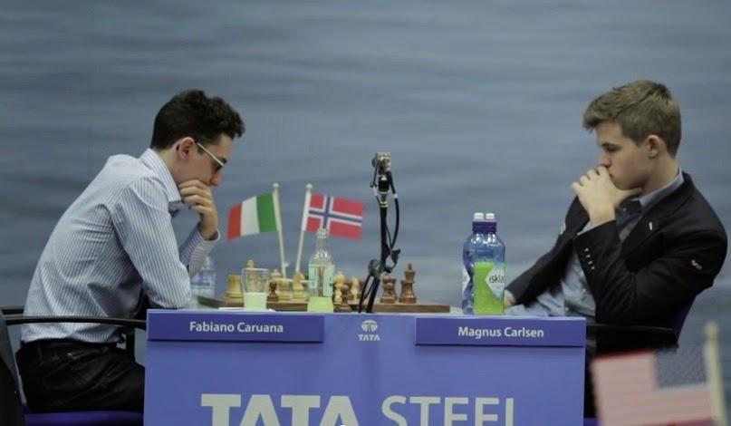 Echecs : le numéro 1 mondial Magnus Carlsen a battu le numéro 2 Fabiana Caruana - Photo © Alina L'Ami 