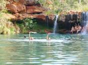 Karijini National Park skinny deep Fern Pool