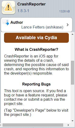 Crash Reporter