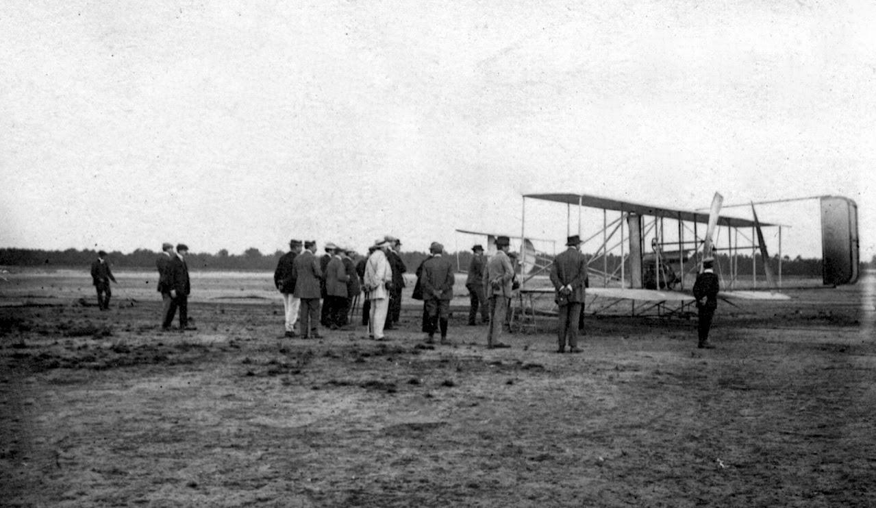 Wilbur Wright au Mans en 1908