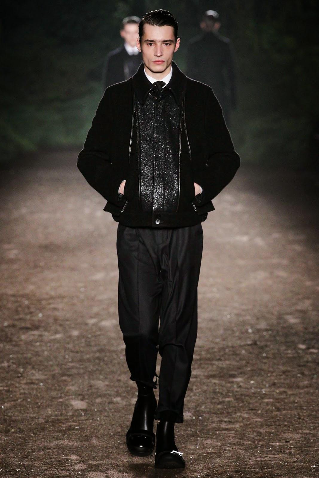 Let's tweed again au défilé Ermenegildo Zegna hiver 2015...