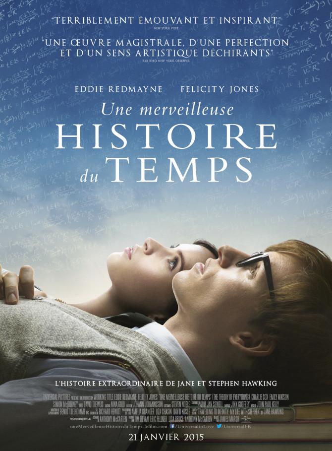Une Merveilleuse histoire du temps - avec Eddie Redmayne, Felicity Jones - le 21 Janvier 2015 au Cinéma #HistoireDuTemps
