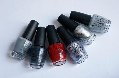 OPI Fifty shades of Grey collection swatch