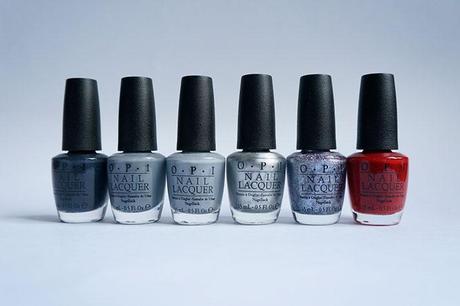 OPI Fifty shades of Grey collection swatch
