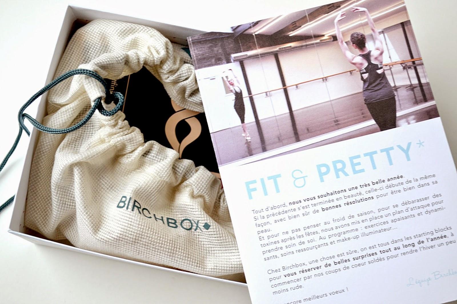 Fit & Pretty avec la Birchbox de janvier !