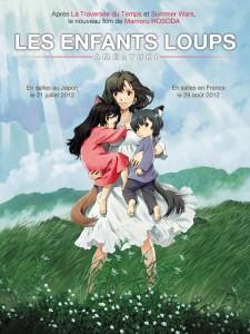 les enfants loups, yuki et ame, animation, japonais, mamoru hosoda, loup