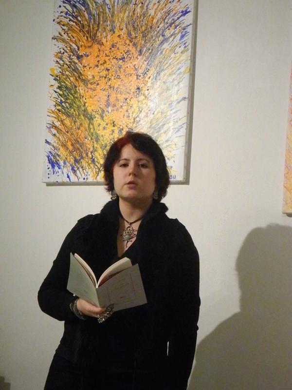 Linda Maria Baros à la Rencontre poétique chez Tiasci - Paalam de janvier