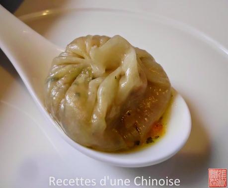 Xiao long bao aux légumes 素菜小笼包 sùcài xiǎolóngbāo