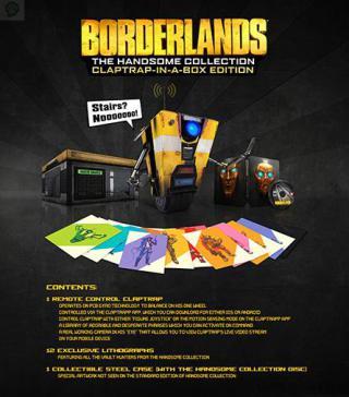  Borderlands arrive sur Next Gen  Xbox One ps4 collector Claptrap in a Box borderlands 