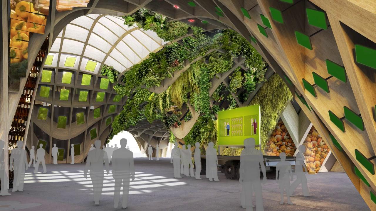 Voyage vers le futur: les pavillons de l'exposition universelle de Milan