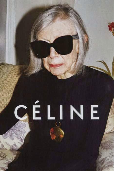 Joan Didion, nouveau visage de Céline.