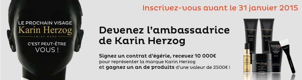 Ambassadrice Karin Herzog - Concours Mannequin 