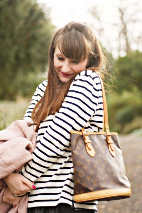 street style louis vuitton vintage bucket petit modele blog mode 