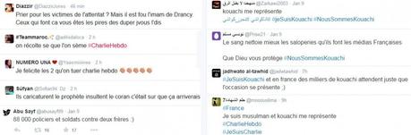 Des messages faisant l'apologie des attentats meurtriers sur Twitter