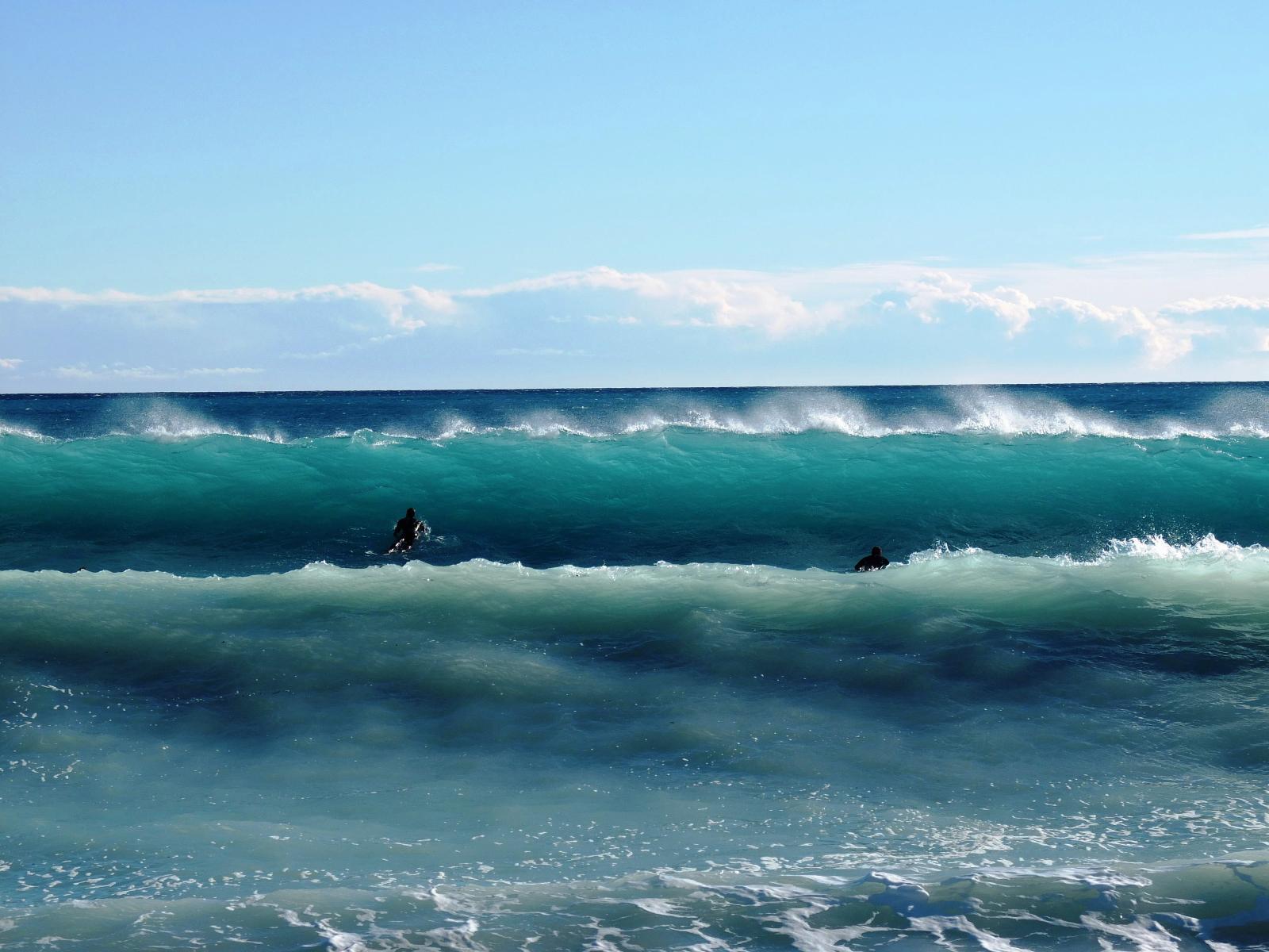vague wave Surf en méditerranée
