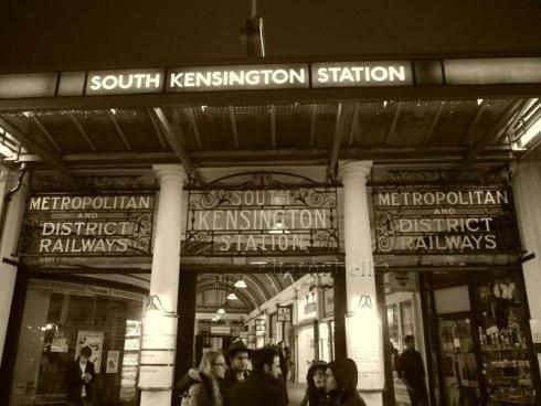 South Kensington Station - London - Se promener dans Londres - Charonbelli's blog lifestyle