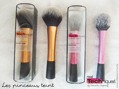 Les gros pinceaux teint powder brush blush brush RT