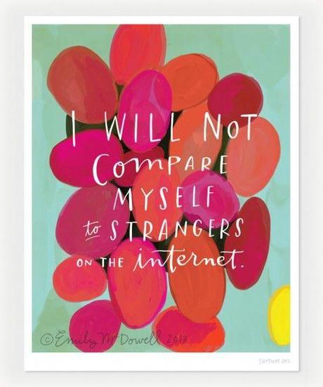 i will not compare myself 