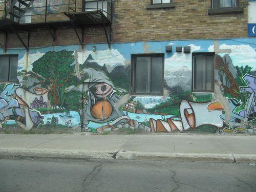 Canada - Montréal Les fresques - 6 -