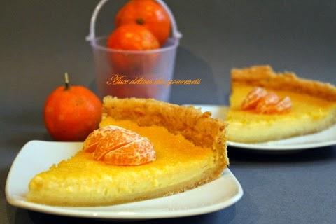 TARTE AUX CLÉMENTINES