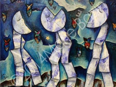 Cartes à commander sur Two FiSh en l'Air De jolies petites cartes postales avec reproduction des quelques unes des mes toiles, à commander sur Two FiSh en l'Air (Reproduction interdite)