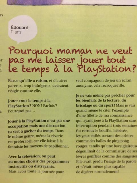 Philosophie Magazine n'aime pas les jeux vidéo