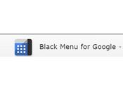 superbe extension Chrome Black Menu