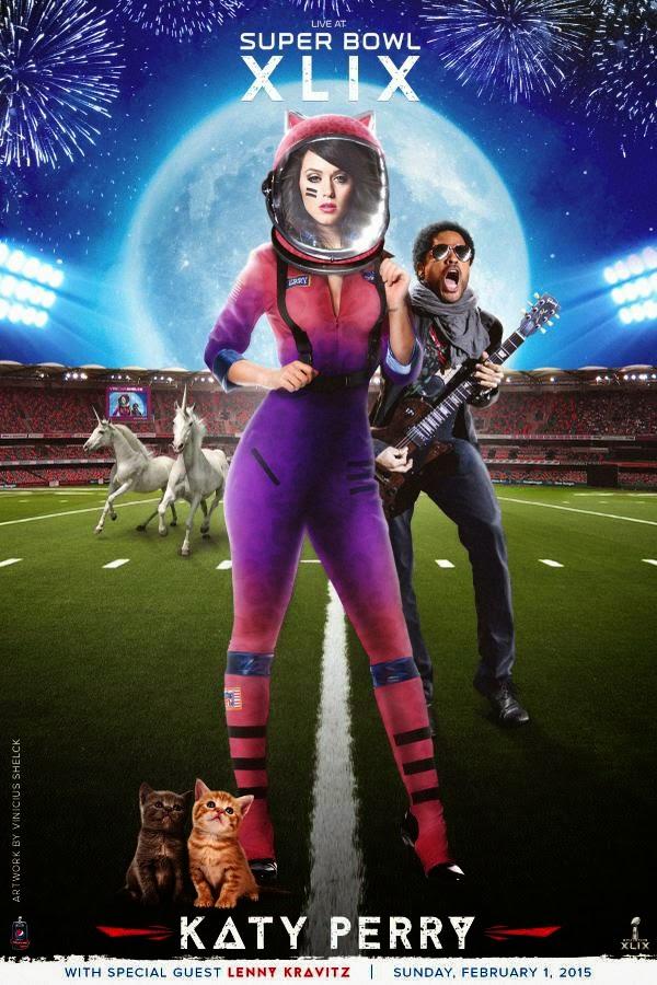 Katy Perry au Superbowl : l'affiche dévoilée !