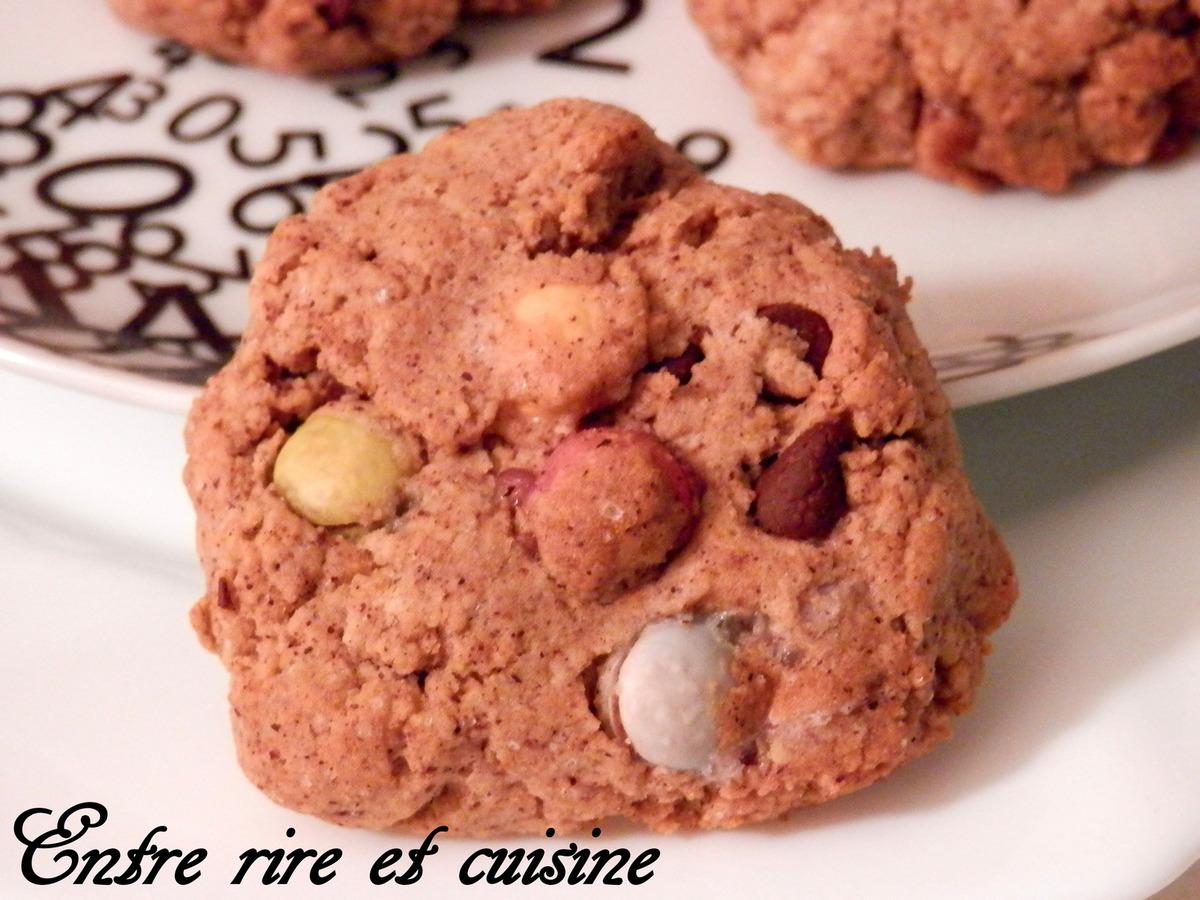 Cookies à la farine de Noisette corse et aux mini-smarties®