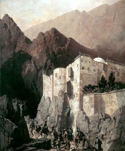 1844 cloître du mont sinai