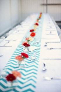 tablescapes La folie du chevron !