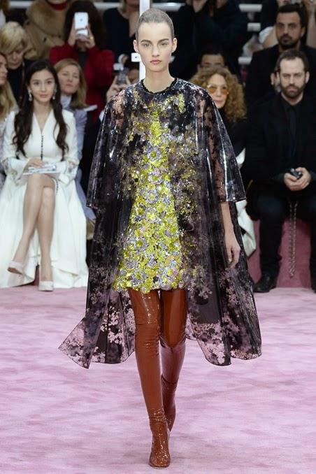 Le défilé Christian Dior Haute Couture été 2015 au Musée Rodin...