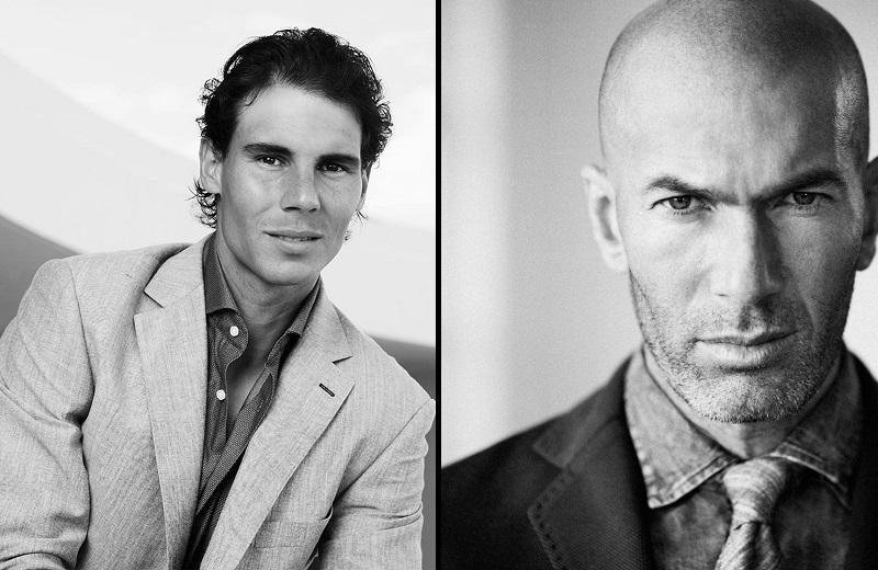 Duel mode et sport: Zinedine Zidane VS Rafael Nadal