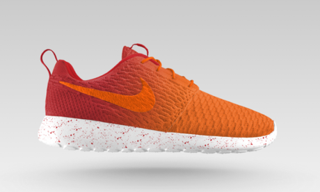 Nike Flyknit Roshe Run iD orange Nike Flyknit Roshe Run iD orange