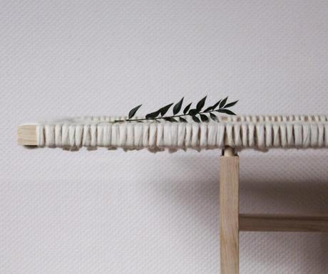 WOOL AND WOOD la console bois et laine par Amaury Poudray